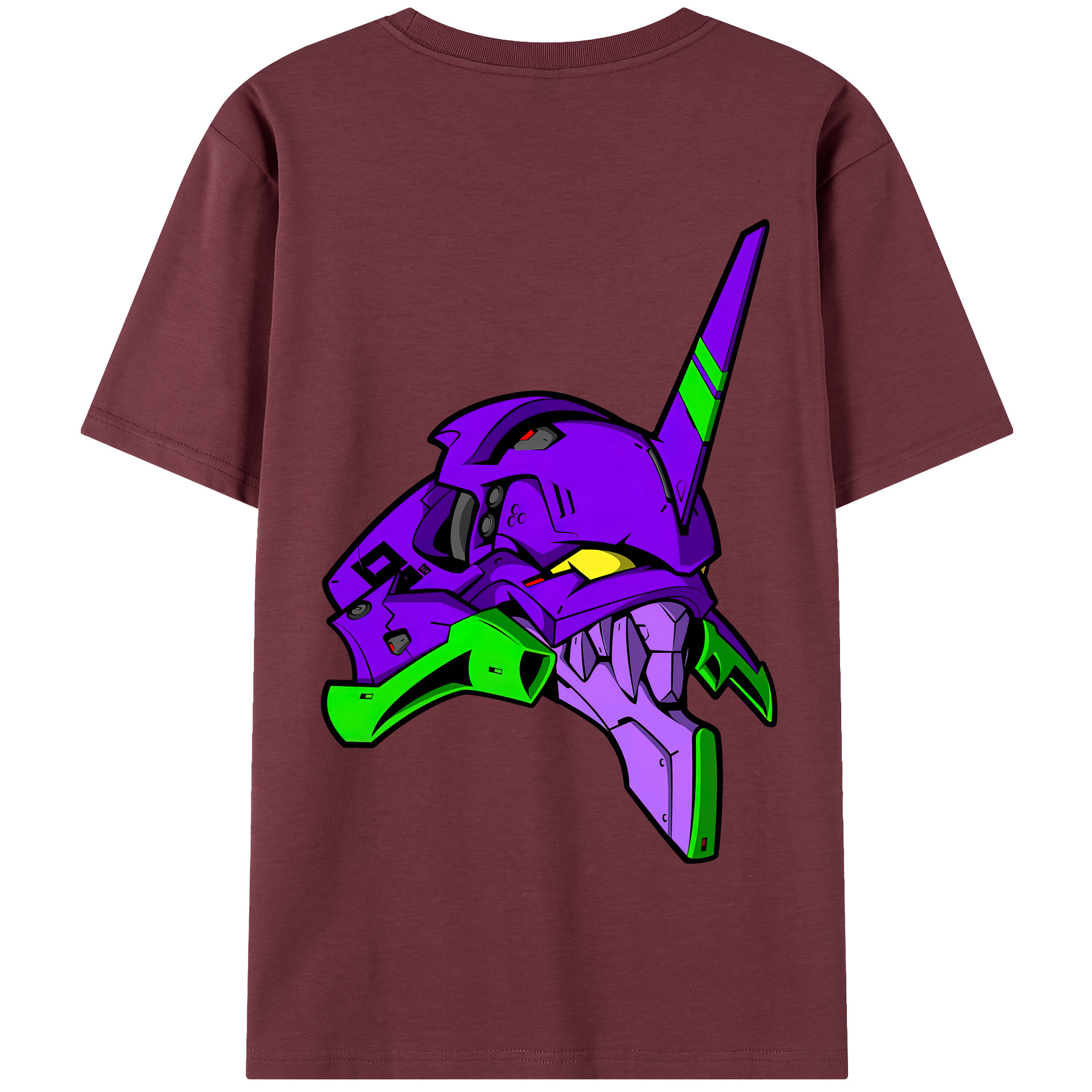 （画像用） EVA 新世紀エヴァンゲリオン 綿100％半袖Tシャツ（背面プリント）